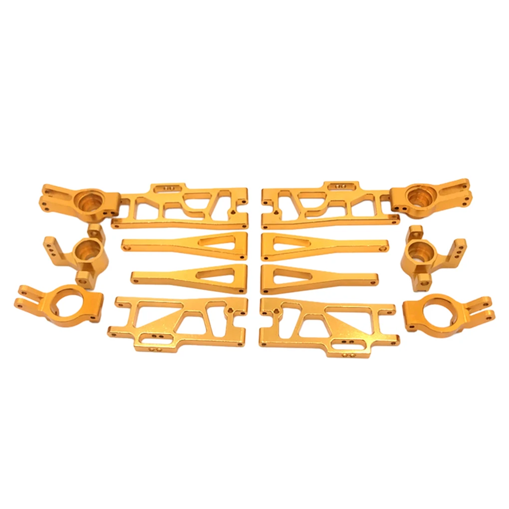 Aluminum Alloy CNC Machined Front Rear Upper Suspension Arm For 1/12 Wltoys 104009 12402 RC Car Part RC Car Accessories