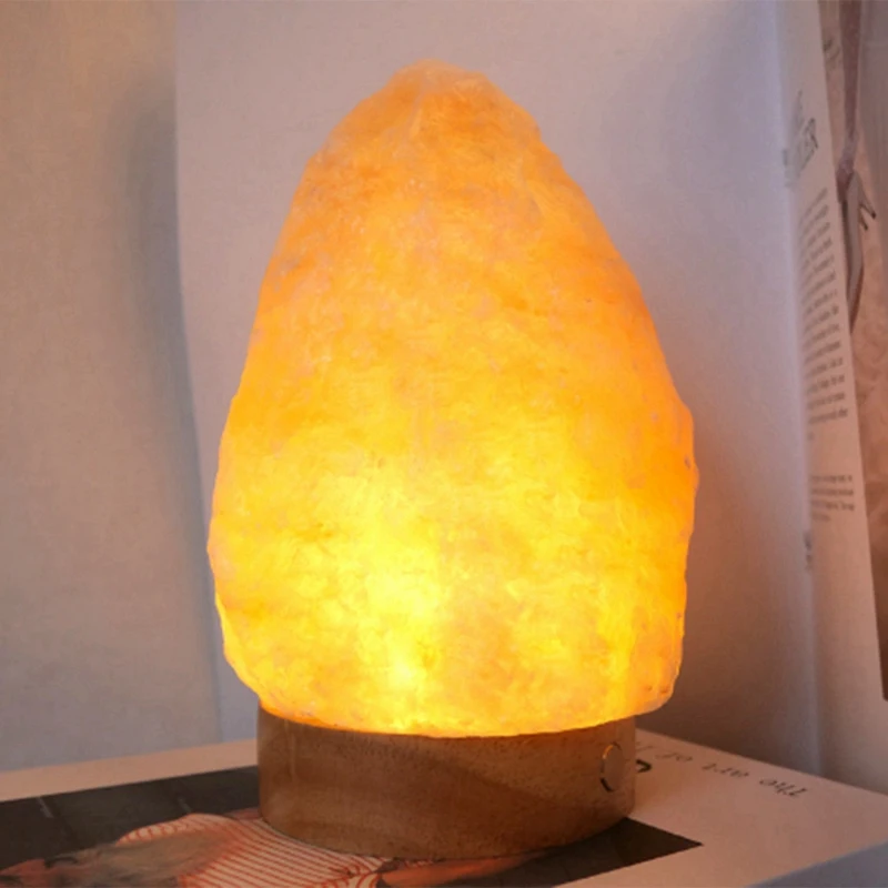 Himalayas Crystal Salt Lamp USB LED Salt Crystal Lamp Crystal Decorative Lamp Atmosphere Atmosphere Lamp