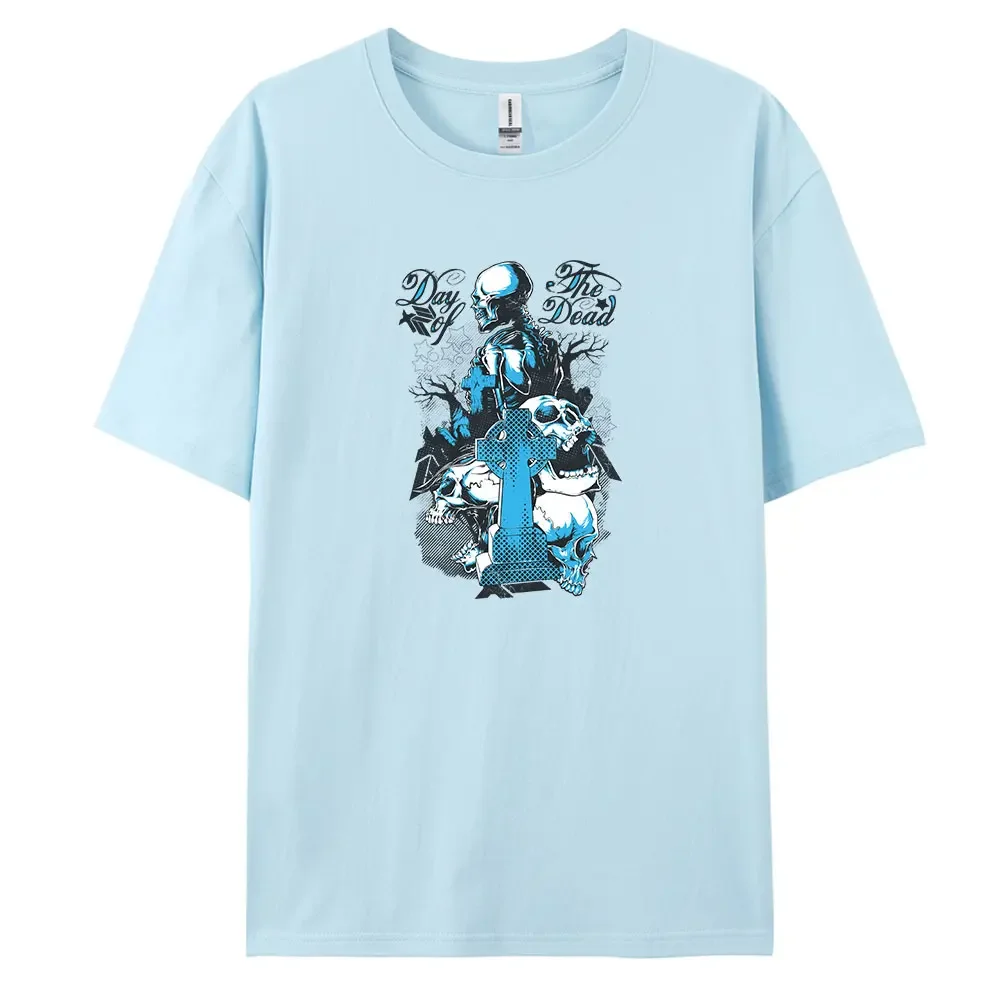 

Fashion Men's Casual Short-sleeved T-shirt with 100% Cotton Fashion print Tees oversize