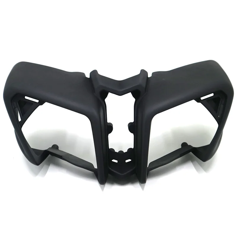 

Motorcycle Black Headlight Cover Lower Front Headlight Bracket Motorcycle Fairing for Yamaha MT09 MT 09