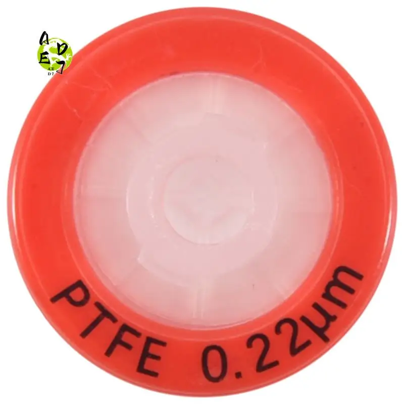 

AED7-100 PCS Syringe Filter PTFE, Syringe Lab Filter Membrane Diameter, 0.22Μm Pore Size, HPLC