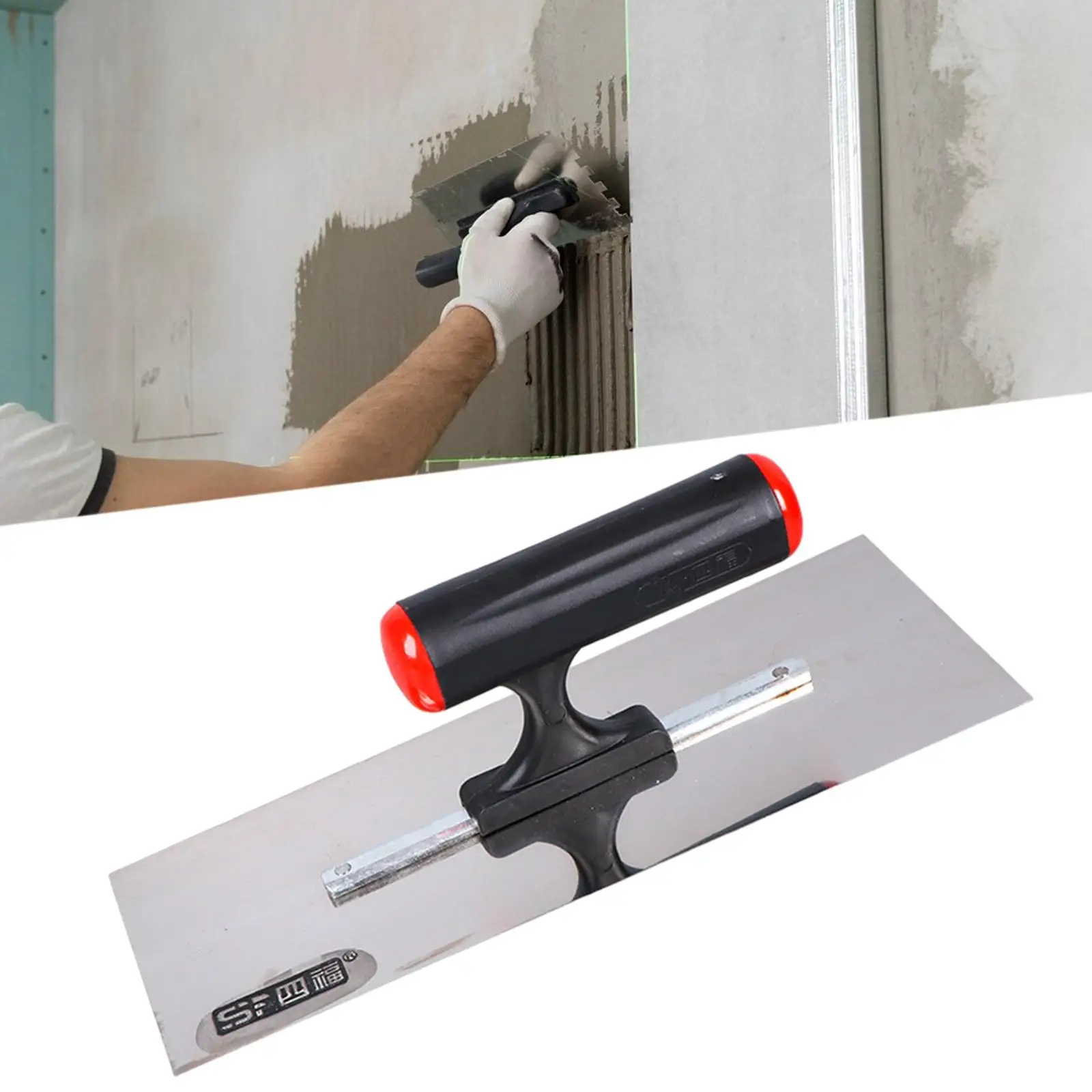 

Plastering Trowel Concrete Finishing Trowel for Scraping Flooring Finishing Drywall Construction Tool