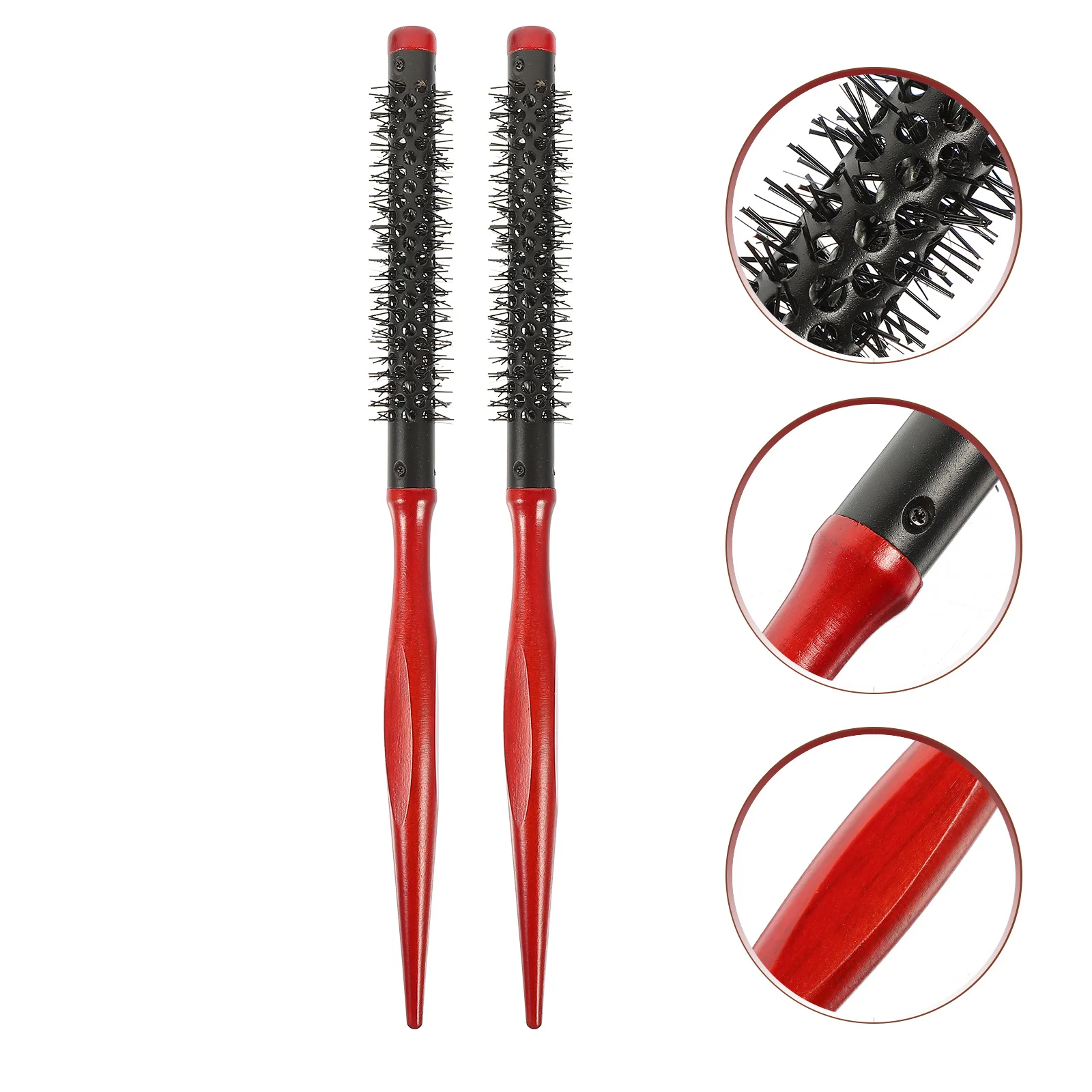 

2 шт., деревянная расческа в рулоне, высокая устойчивость, удобная на ощупь, анти-легкая дорожная щетка для укладки волос для сушки феном