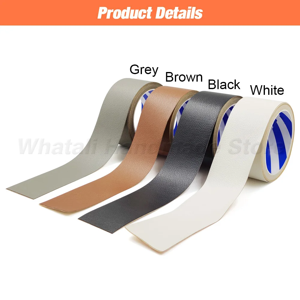 PU Leather Repair Tape Self-Adhesive For Jackets Shoes Car Seats Sofa Handbags Furniture First Aid Patch Leather Patch Skin DIY