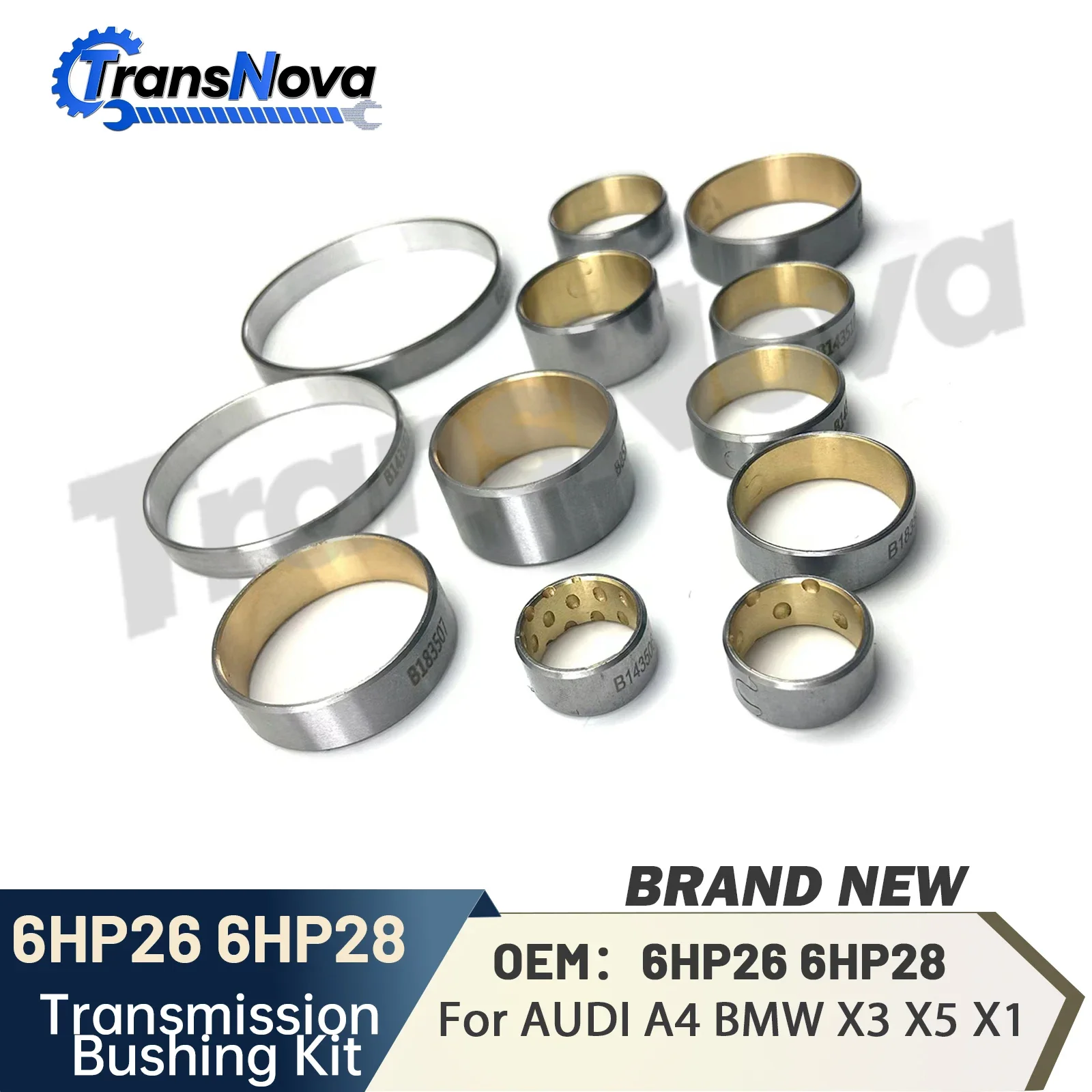 

6HP26 6HP28 12PCS Transmission Bushing Repair Kit ZF 6HP26 ZF 6HP28 For BMW Jaguar Cabriolet Land Rover Alpina