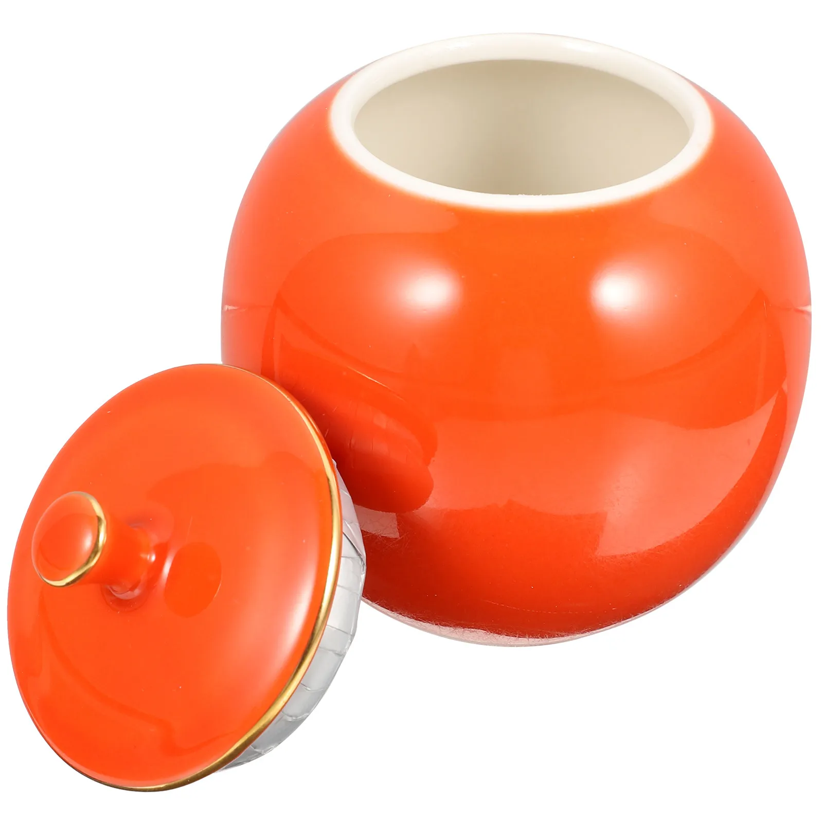 Ceramic Candy Jar High-End Materials Fine Workmanship Desktop Decoration Multi-Purpose Kitchen Tea Container Tea Leaf Jar