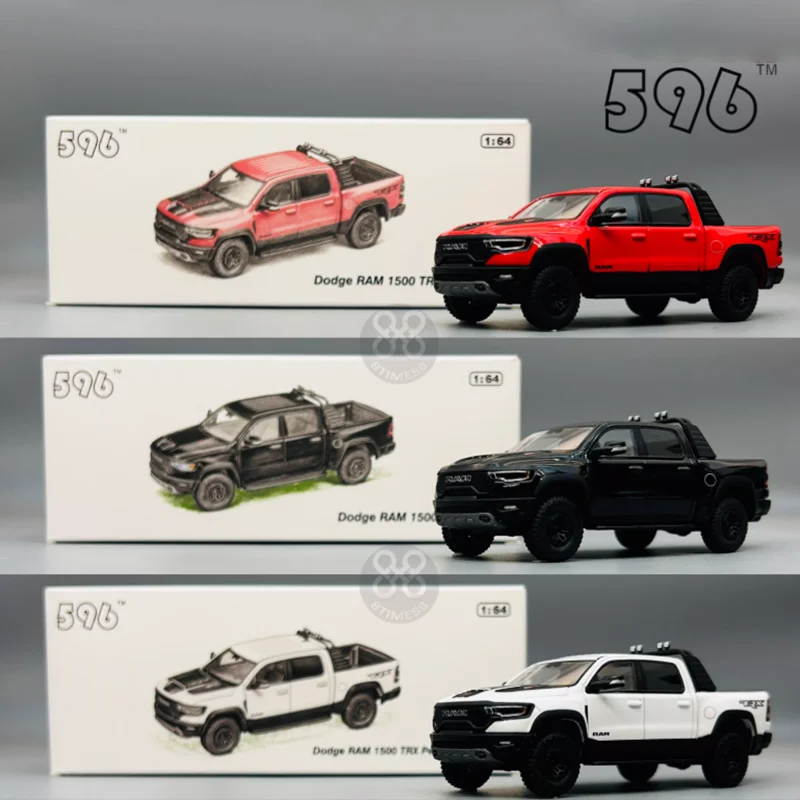 596 1:64 Scale RAM TRX Off-road Pickup Simulation Alloy Model