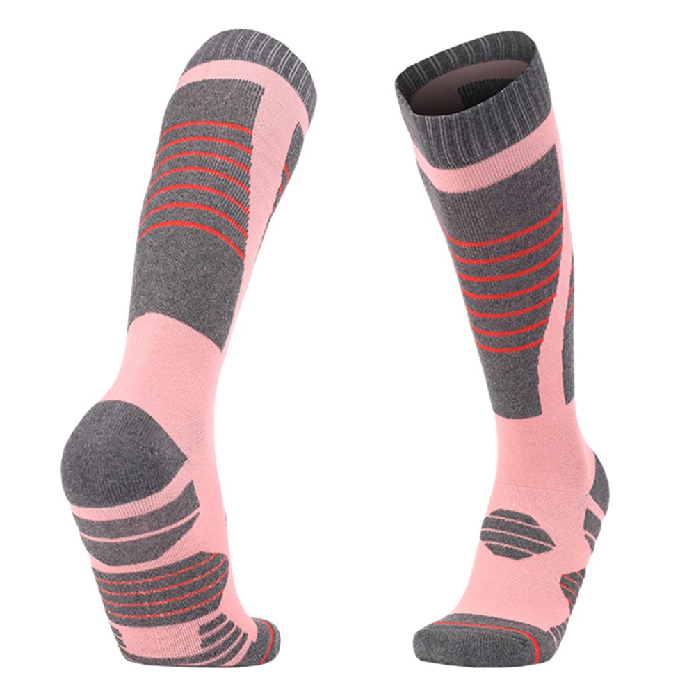 Winter Thermal Socks Ski Socks Sports Socks Snowboard Women Men Cycling Socks Long Tube Non-slip Soccer Socks Outdoor Skiing