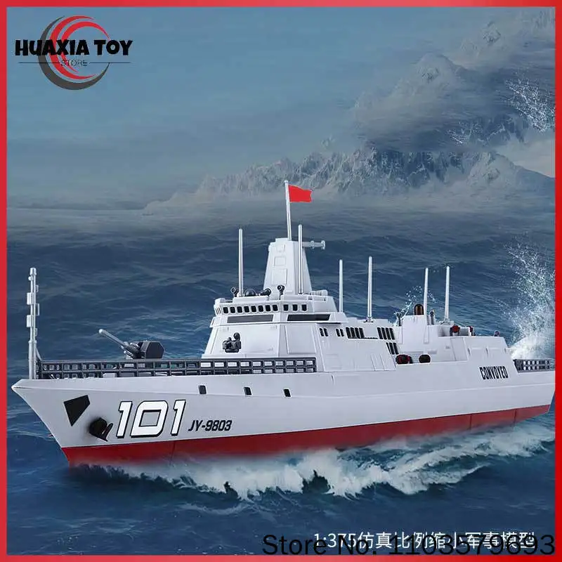 New Remote Control Warship Simulated Nanchang Destroyer Electric Dual Motor High Speed Waterproof Military Model For Adult Hobby