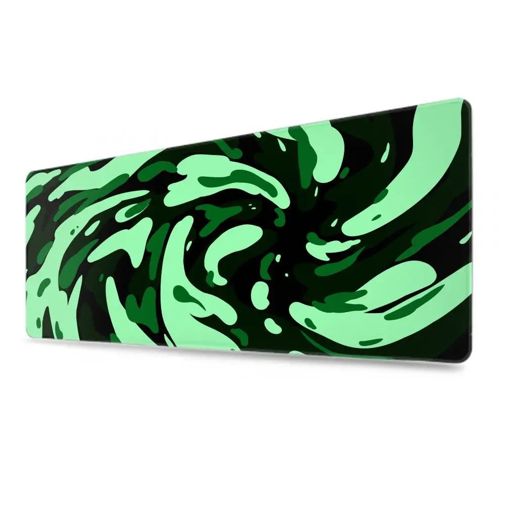 Black And White Abstract Mouse Pad Gaming Accessories Office Gamer Keyboard Desk Mat  Large Rubber Strata Liquid Art Mouse pad