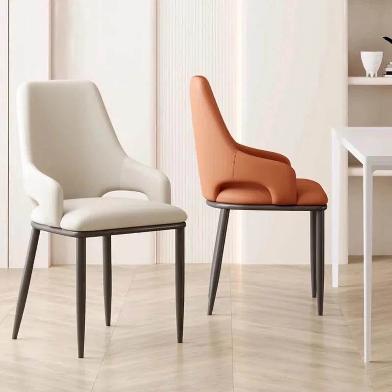 

Kitchen Beautiful Dining Chairs Modern Luxury Faux Leather Dining Chairs Office Home Chaises Salle Manger Garden Furniture Sets