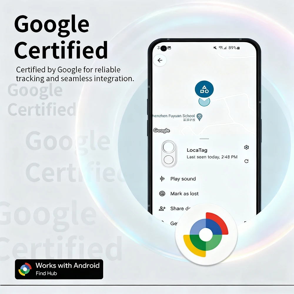 Android Tracker Long-Distance Finder Portable Anti-lost Device for Google's Find Hub App Locate Smart Tag for Pixel Motorola GMS image 4
