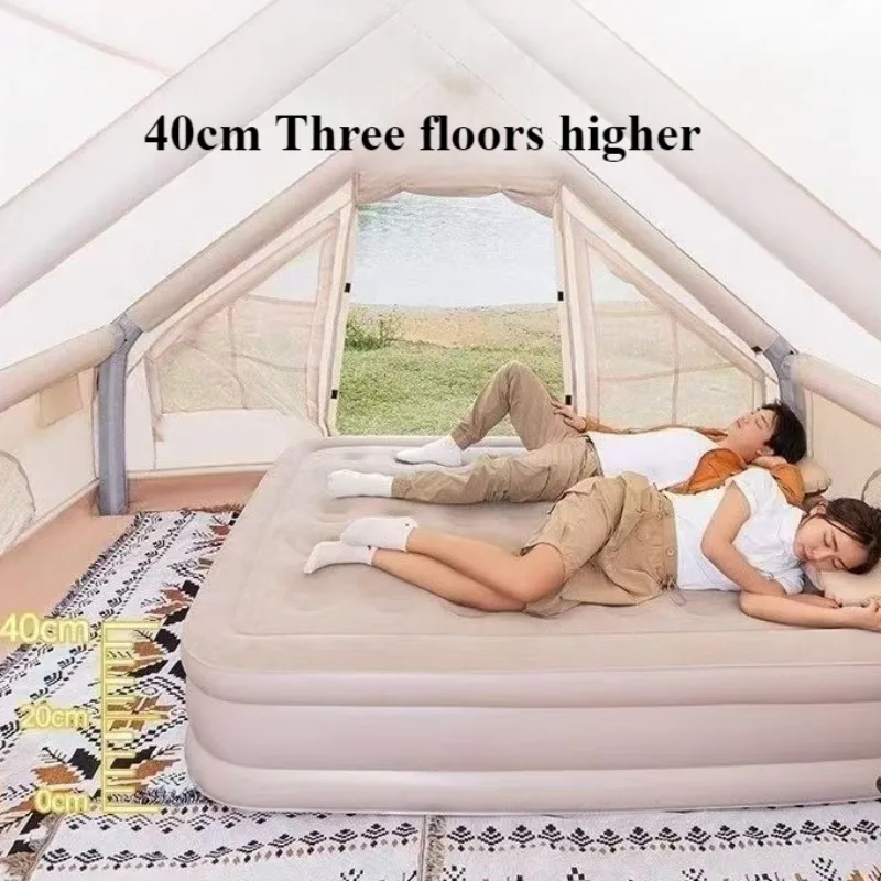 

Outdoor Self Inflatable Air Mat Thickened Sleeping Portable Folding Lightweight Mountaineering Mat Tourism Nature Hike Mats