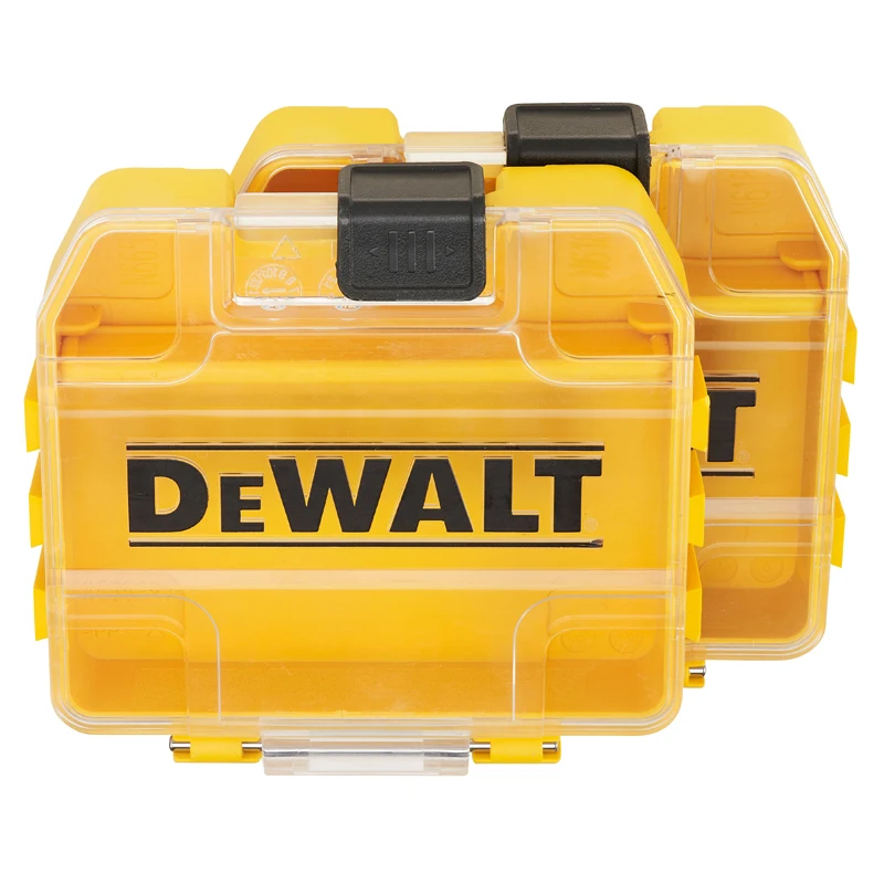 DEWALT Original Tools Spare Parts Storage Box Portable Stackable Durable Module Hard Shell Dustproof Storage Case