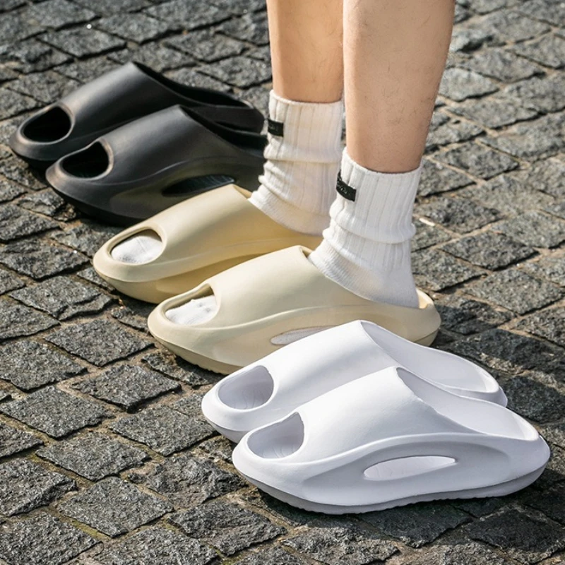 

Men's Summer 2026 New Shoes Indoor Home Thick Bottom Outdoor Fashion Anti Odor, Anti Slip, Wear Resistant EVA Cool Slippers