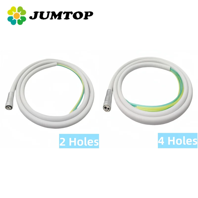 

JUMTOP Dental Handpiece Tubes Silicone Hose 2/4 Holes for Dental Air Turbine Motor Use
