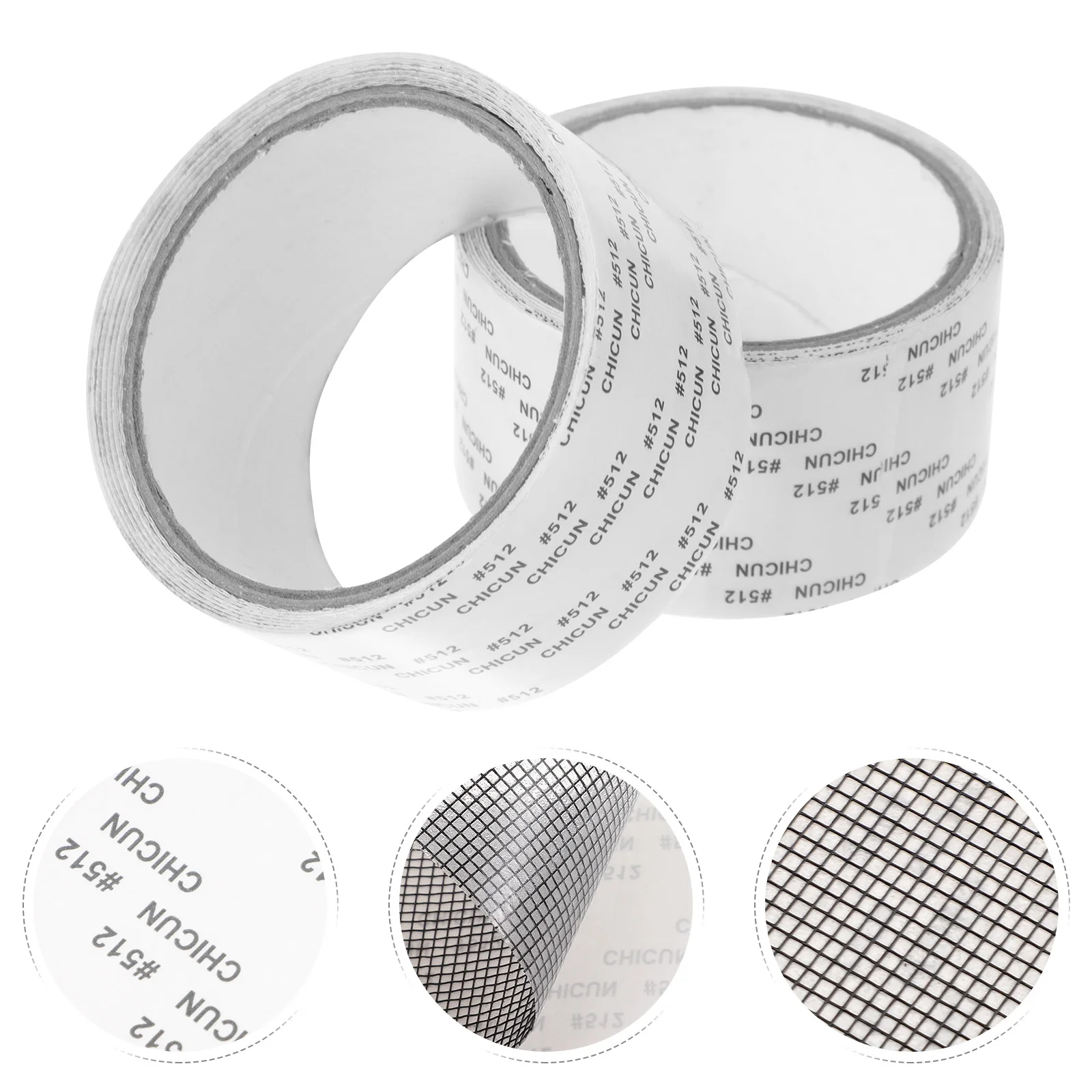 

2 pcs 1 Bag Window Screen Repair Patches Premium Self-Adhesive Fly Screen Nets For Door Window Mesh Netting Mosquito Protection