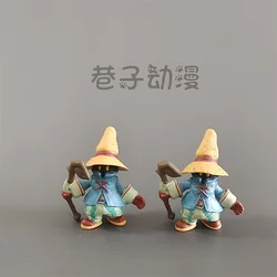 4cm cartoon the black fantasy action figure toy kids PVC collection last MAGE model