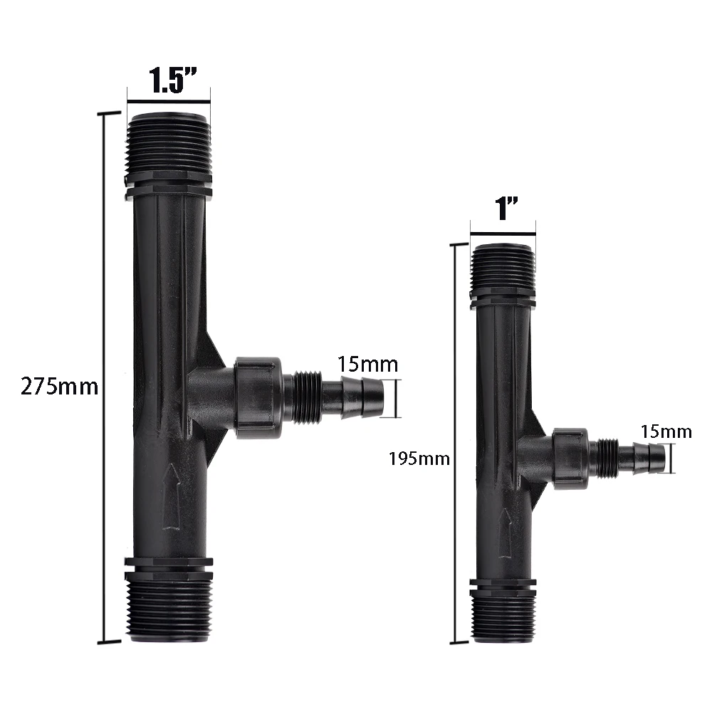 Agricultura venturi fertilizante injector kit 1/2 \