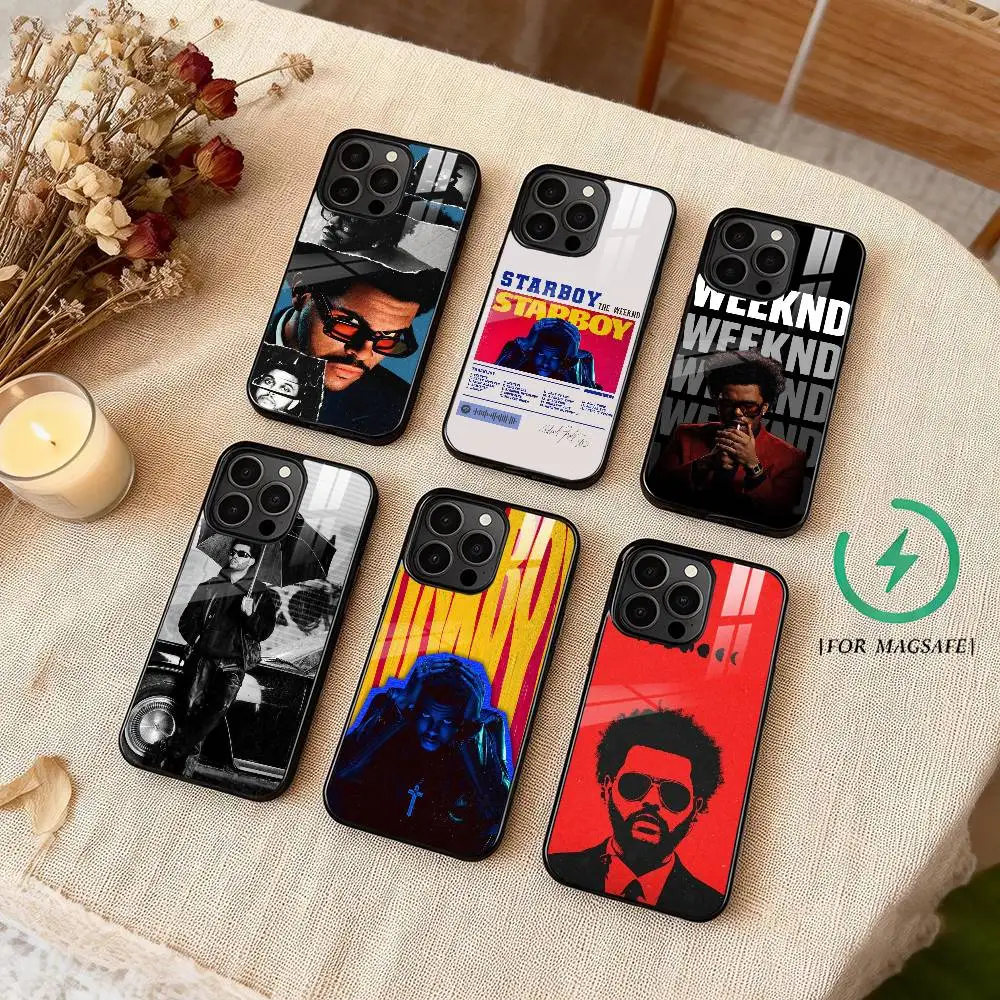 Singer The Weeknd  Phone Case For iPhone 17 16 15 14 13 12 Pro Max Plus for Magsafe Wireless Magnetic Cover