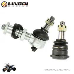 LYNNCHI Motorcycle Hollow Threaded Joint Ball Head Tie Rod End For 50cc 70cc 90cc 110cc 150cc ATV Quad Dirt Pit Bike Accessories