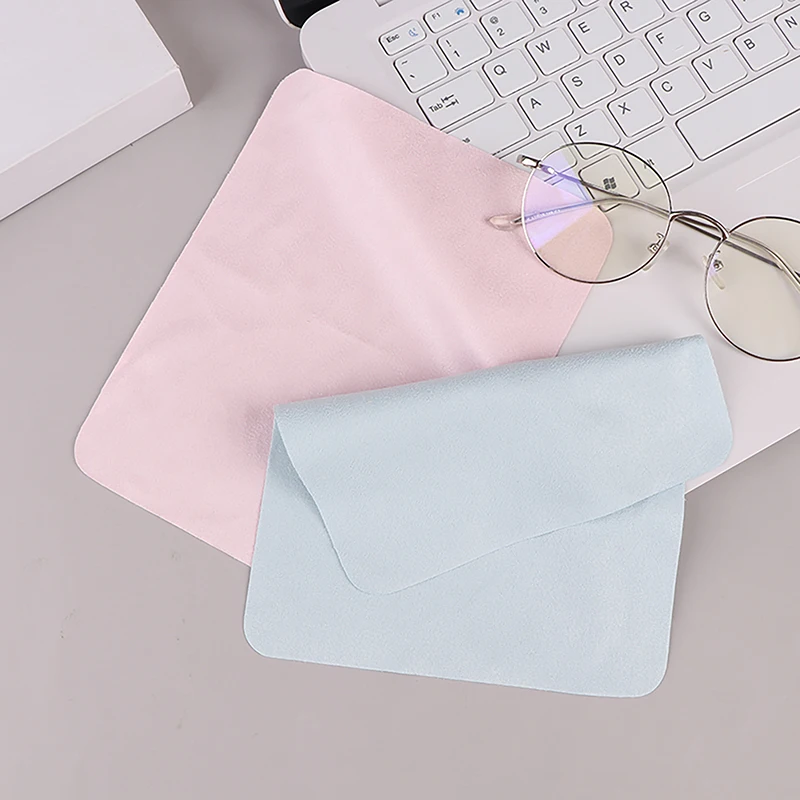 5Pcs Chamois Glasses Cleaner Microfiber Cleaning Cloth For Lens Phone Screen Cleaning Wipes