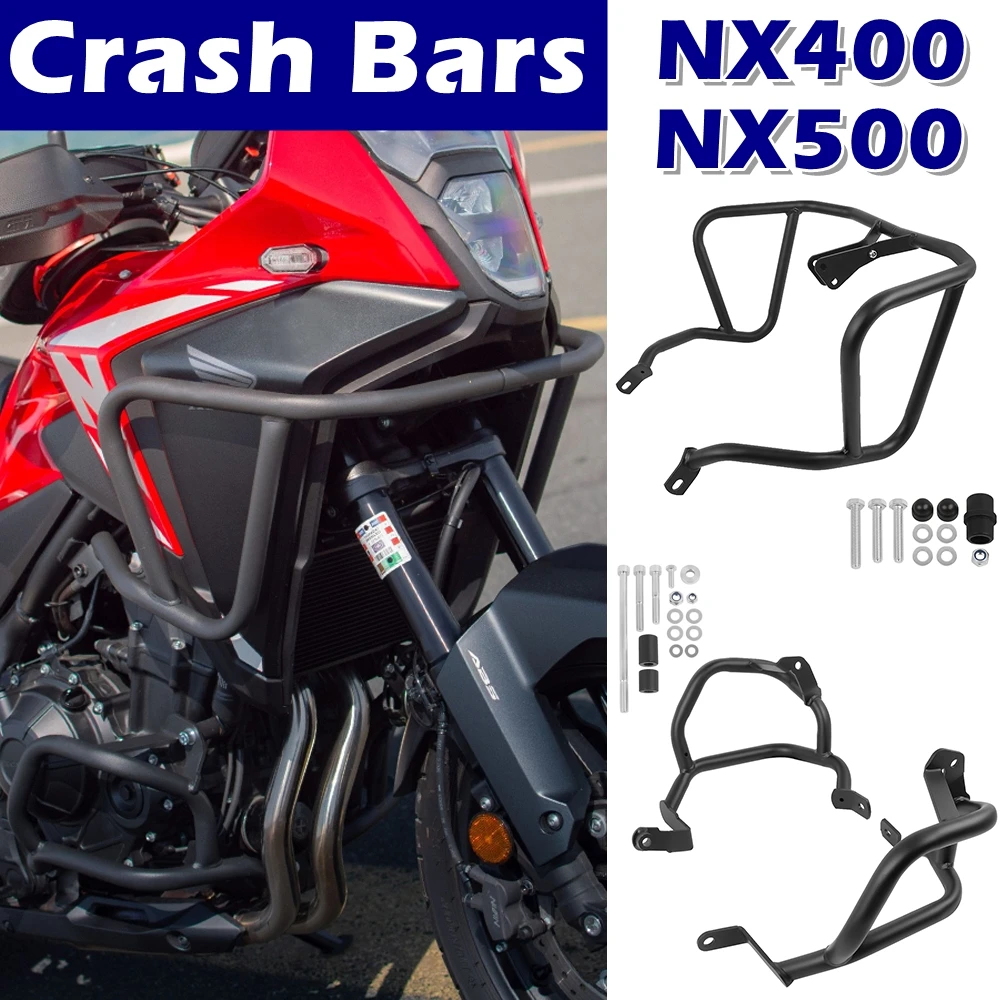 

HONDA NX 400 500 Engine Guard Highway Crash Bar For Honda NX400 NX500 NX 500 2024 2025 Motorcycle Frame Bumper Fairing Protector