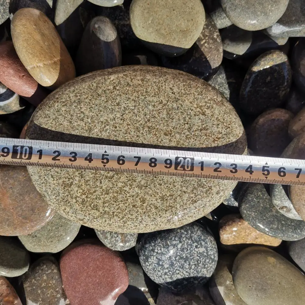 Garden Decor Rocks Painting Pebbles 5 Pcs Natural River Pebbles for Painting Smooth Flat Stones for Arts Craft for Diy