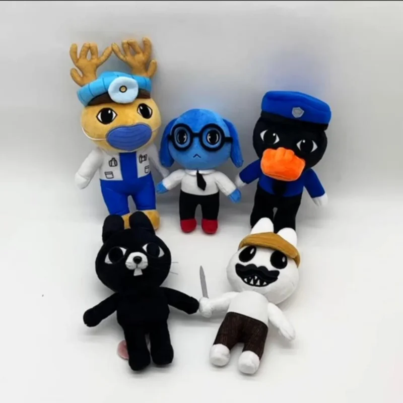 Animal Hospital Anomaly Plush Barney Ratthew Dr. Harlow Liz Stuffed Plush Toy Game Periphery Collectible For Game Collectors