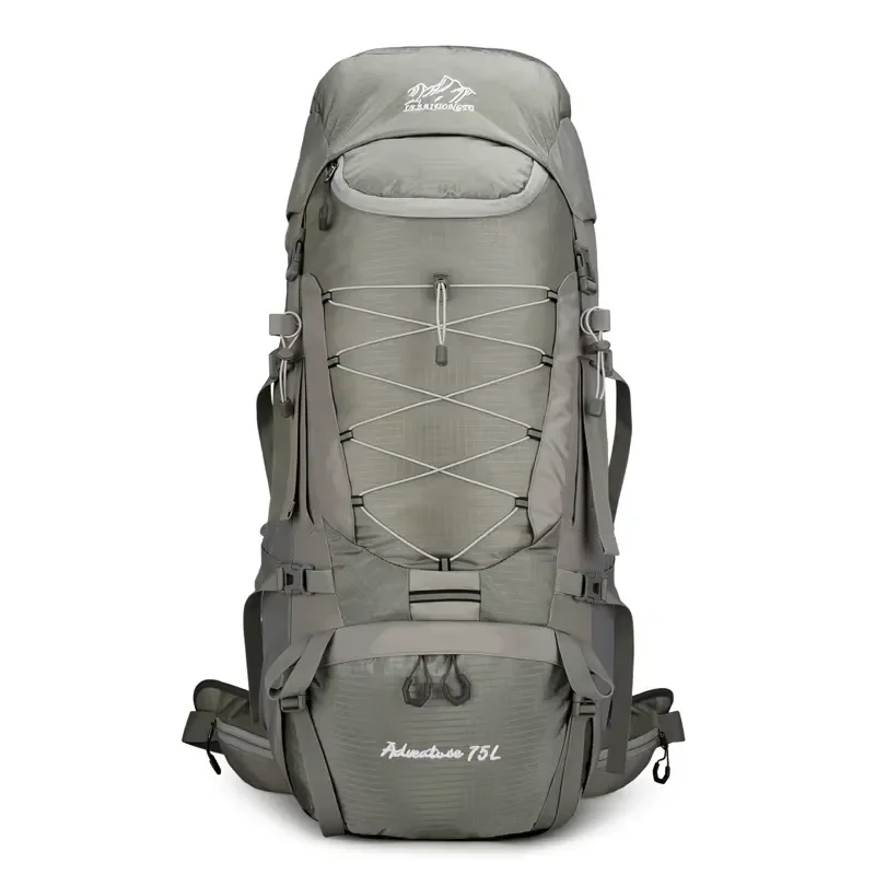 Waterproof Nylon Camping Backpack Portable Outdoor Mountaineering Bag Custom Sports Hiking Rucksack for Travel Adventure Gear