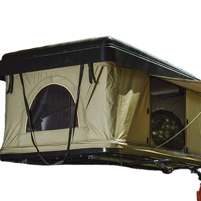 

Luxury New Design Portable Off Road Car Rooftop Tent Hard Shell Outdoor Self Driving Tour Double Camping Folding Waterproof