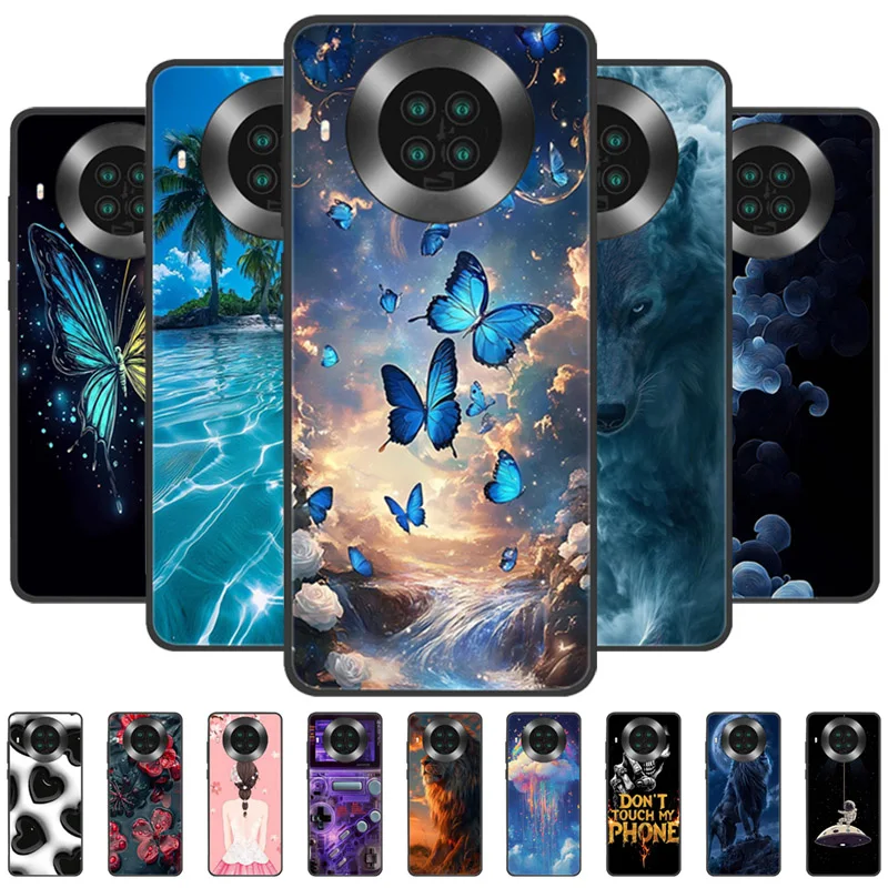 Чехол для Cubot Note 20 Pro, силиконовый роскошный мягкий черный чехол с росписью для Cubot Note20 Pro, защитный чехол из ТПУ, сумки для телефона