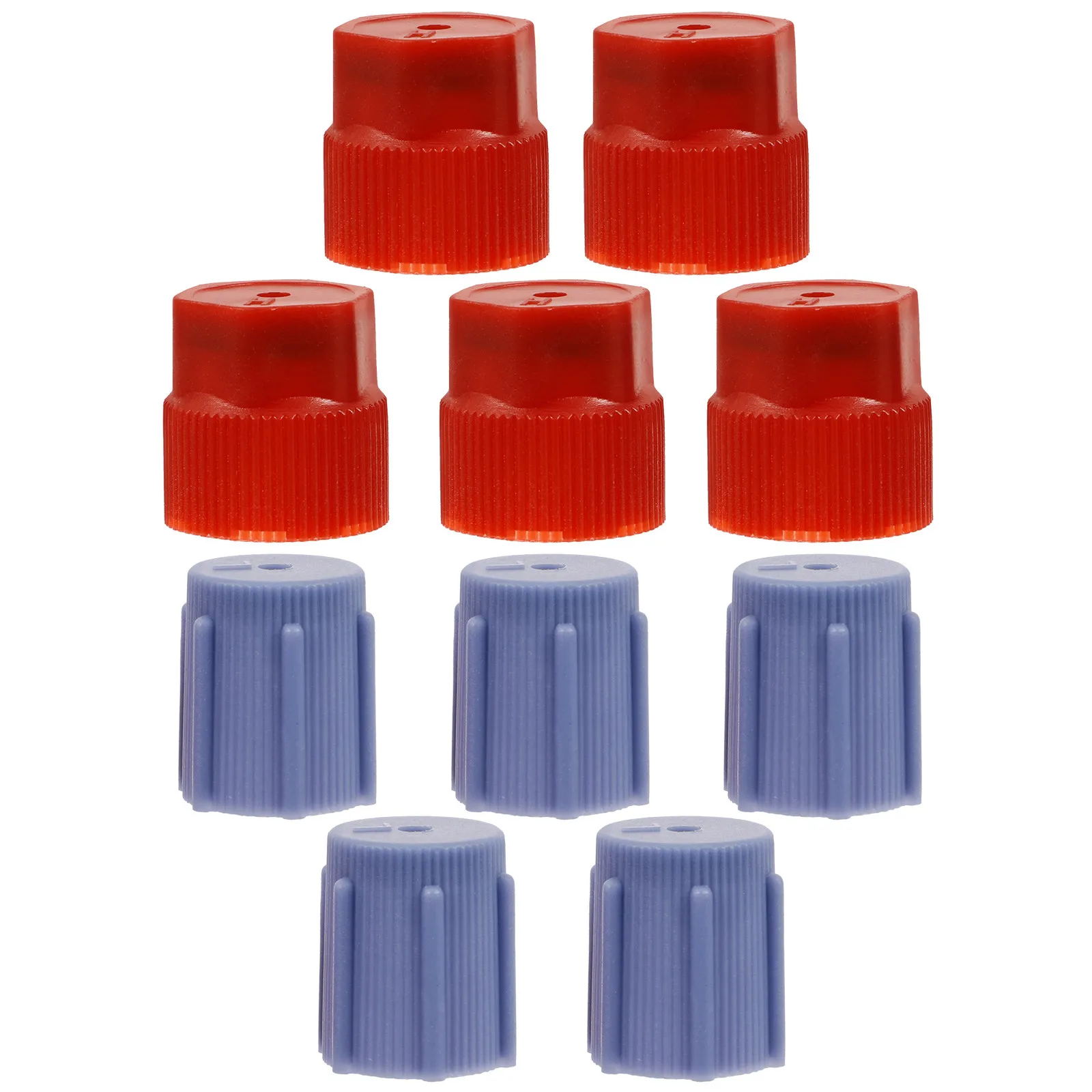 

1Set Universal Air Conditioning Service Charging Port Caps Set Leakproof Design Easy Install Remove for Car Ac Refrigerant