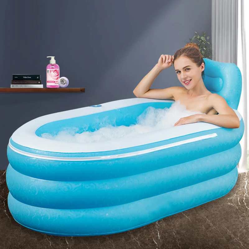 

Outdoor Bath Tub Household Thickening Children Medicated Bath Inflated Insulated Bathtub Portable Ofuro Inflavel Bathtub KC50YP