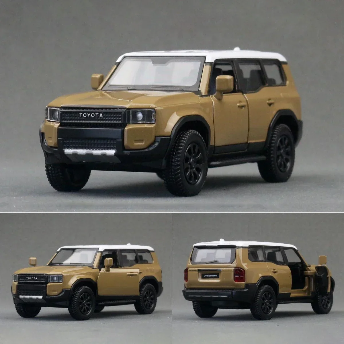 1:36 land cruiser prado lc250 suv liga carro diecasts & veículos de brinquedo modelo de carro em miniatura escala modelo carro para crianças