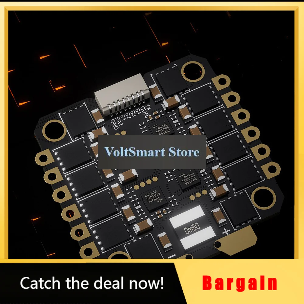 VoltSGEPRC TAKER H743 BT 32Bit 50A Stack For RC Plane Electronic Chip Accessories H743 BT Flight Controller/BL32 50A 96K 4IN1 ES