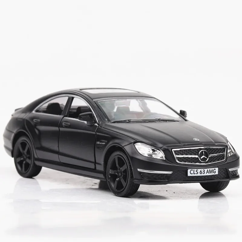 1:36 Mercedes Benz CLS 63 AMG Scale Car Model Miniature Art Figure Metal Diecast Vehicle Home Office Decorative Ornament A57