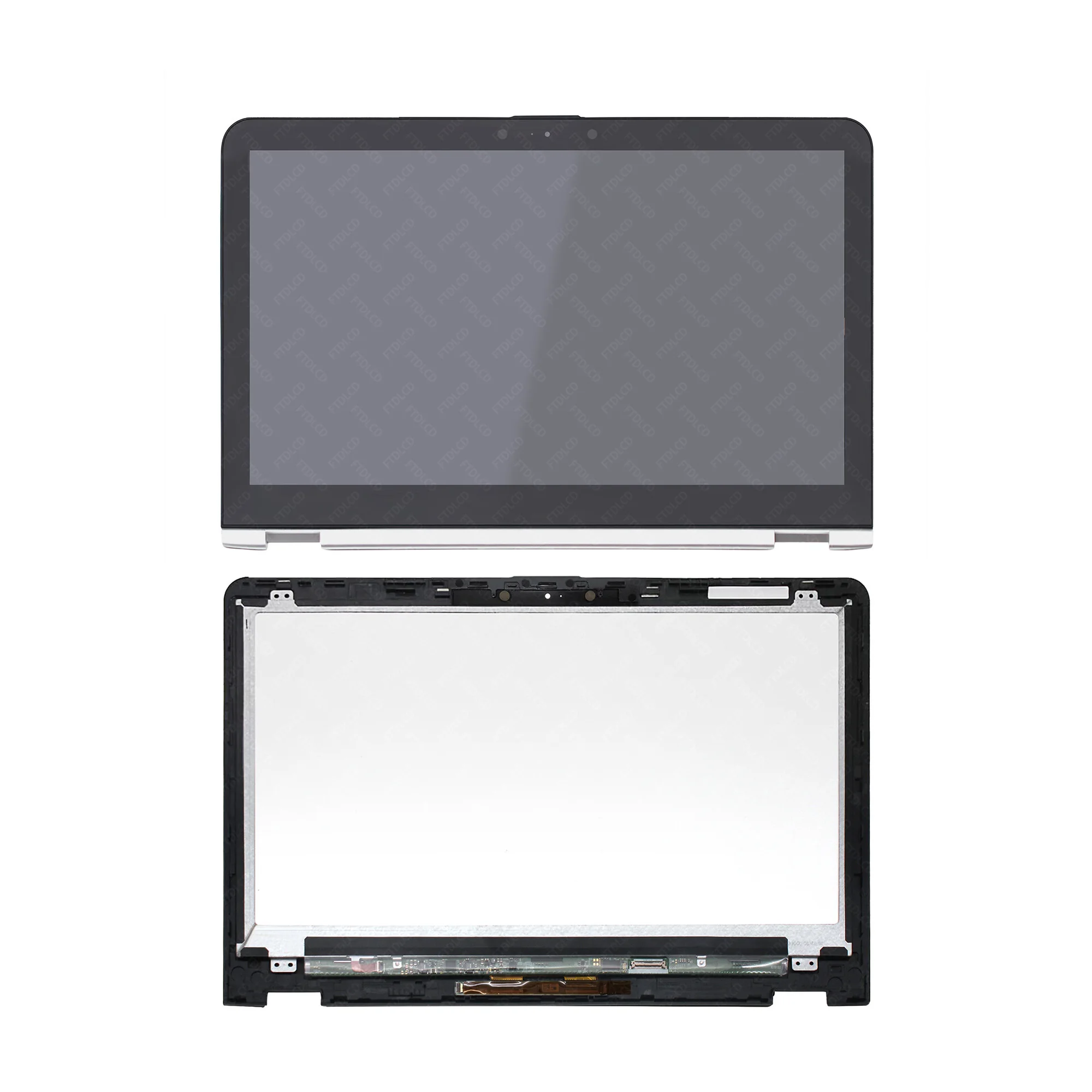 Imagem -06 - Ecrã Lcd Fhd Digitalizador de Toque Conjunto de Vidro hp Envy X360 Série 15-aq 15-aq293ms 15-aq193ms 15-aq002la 15-aq160sa