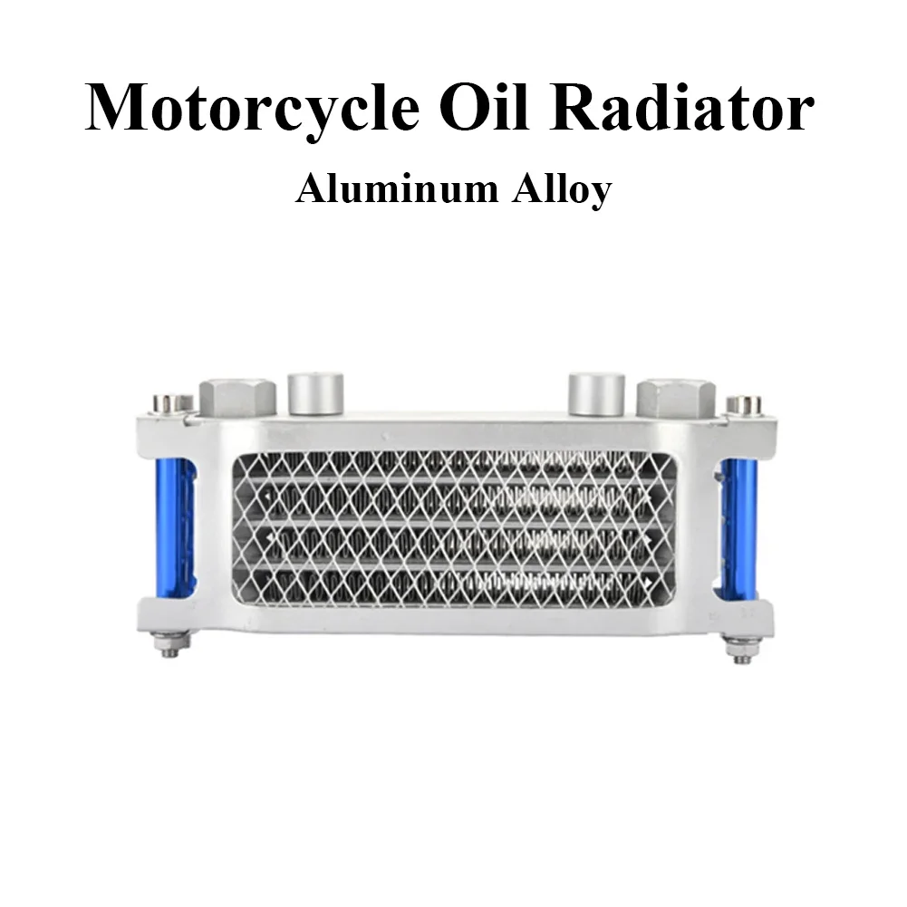 Motorcycle Oil Cooler Oil Radiator Kit For 110 125 140cc Dirt Bike Honda Monkey Yamaha Kawasaki Moped Scooter Enduro Motocross