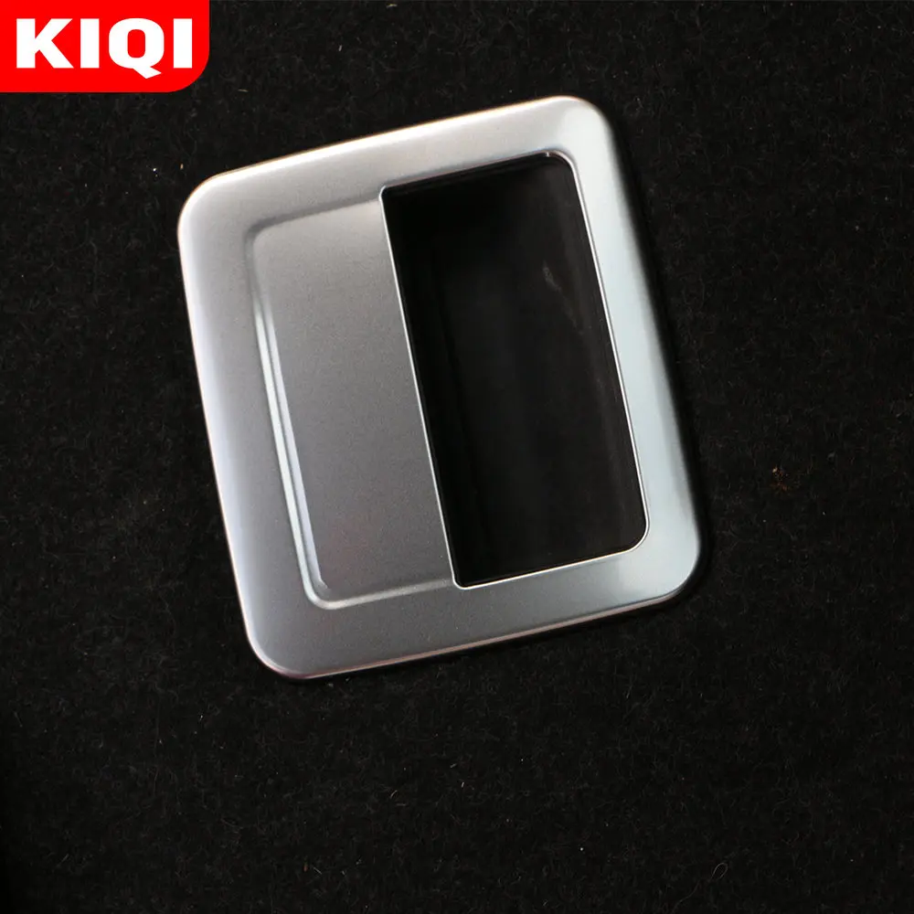 For Volkswagen T-Roc TROC 2018 - 2023 Stainless Steel Car Trunk Spare Tyre Handle Cover Trim Interior Accessories Styling image 2
