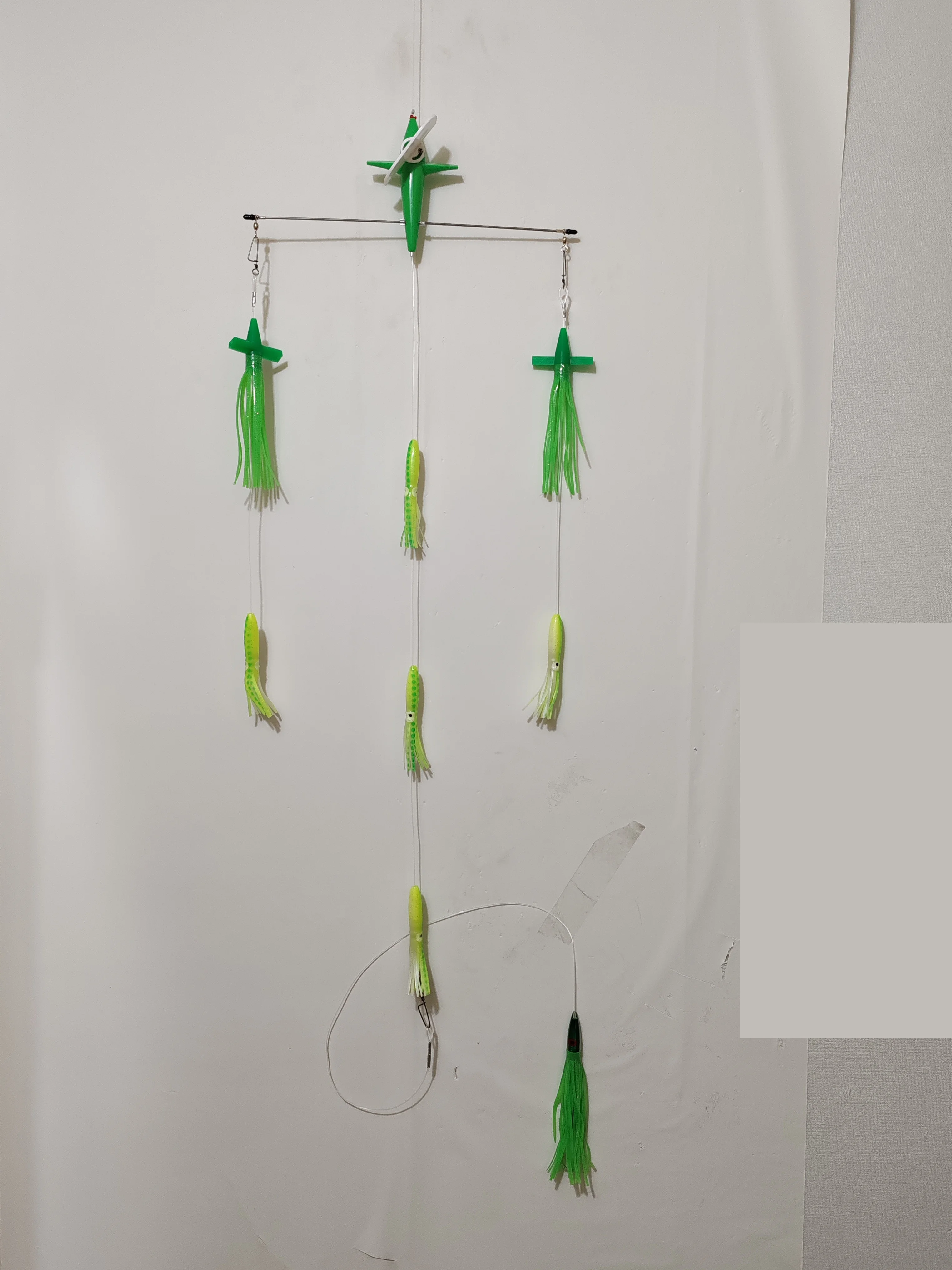 18' Edelstahl-Splashbar für den Außenbereich, Teaser-Ruder-Spreizstangen mit 7' Premium Bird und 6' Octopus – Detail 10