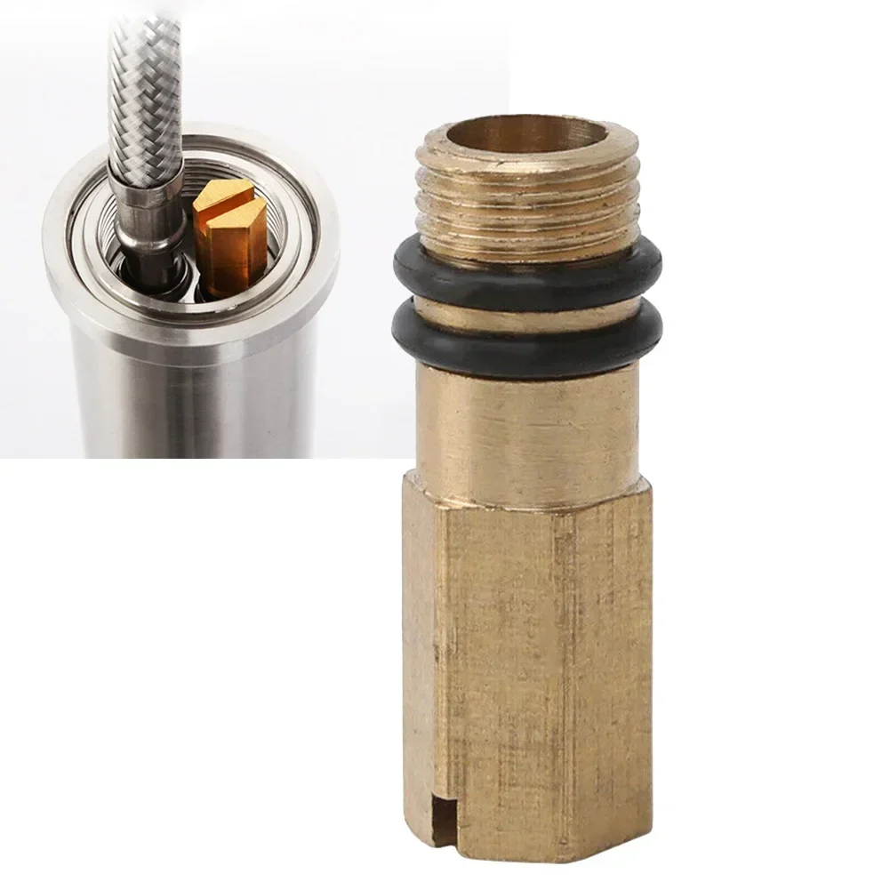 M10 Blanking Plug For Cold And Hot Faucet Tap Flexible Pipe End Cap Water Inlet Brass Faucet Connector Adaptor Tap Spare Tool