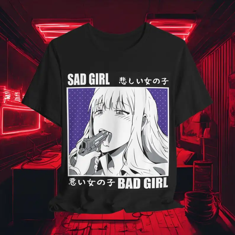 

Bad girl T-Shirt, Waifu Anime T-Shirt, Anime Woman Shirt, Anime Shirt,Anime Girl Shirt,girl Tee,waifu shirt,hentai Tee,hentai ts