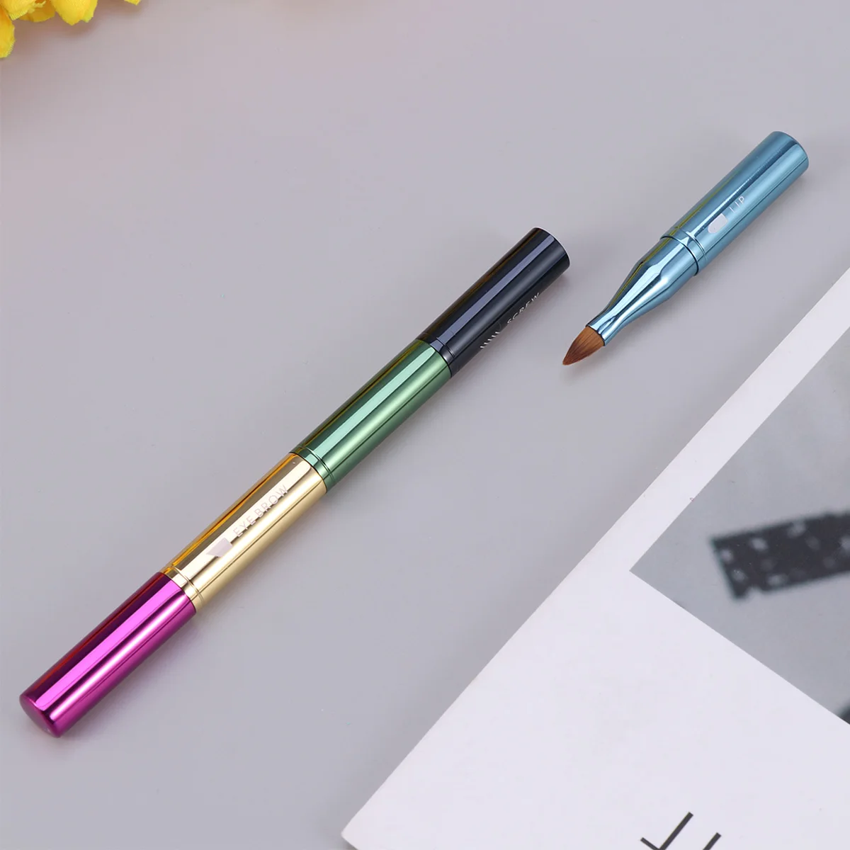 

4in1 Professional Set Bristles Metal H Cosmetics Set Powder Brush Daily Professional Makeup Brush Use Gift