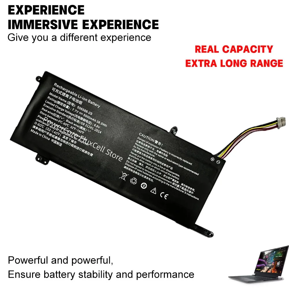 Long-lasting Battery Life, Brand New Authentic Product 506588-2S JL466588PL-2S Laptop Battery for Haier JaneEyre S14 Pro-X148DS