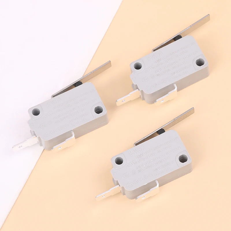1 Pc Kw3A-16A Coffee Machine Microwave Oven Door Micro Switch Normally Open Household Appliances Safety Limit Travel Switch
