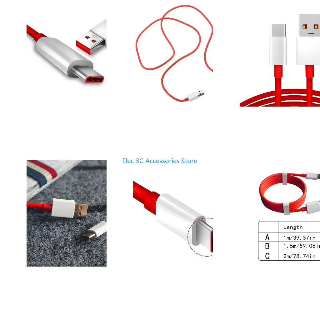 Y51A USB 3.1 Quick Fast Charging Power Data Cable for Oneplus 6T 5T 7 7pro for 3T