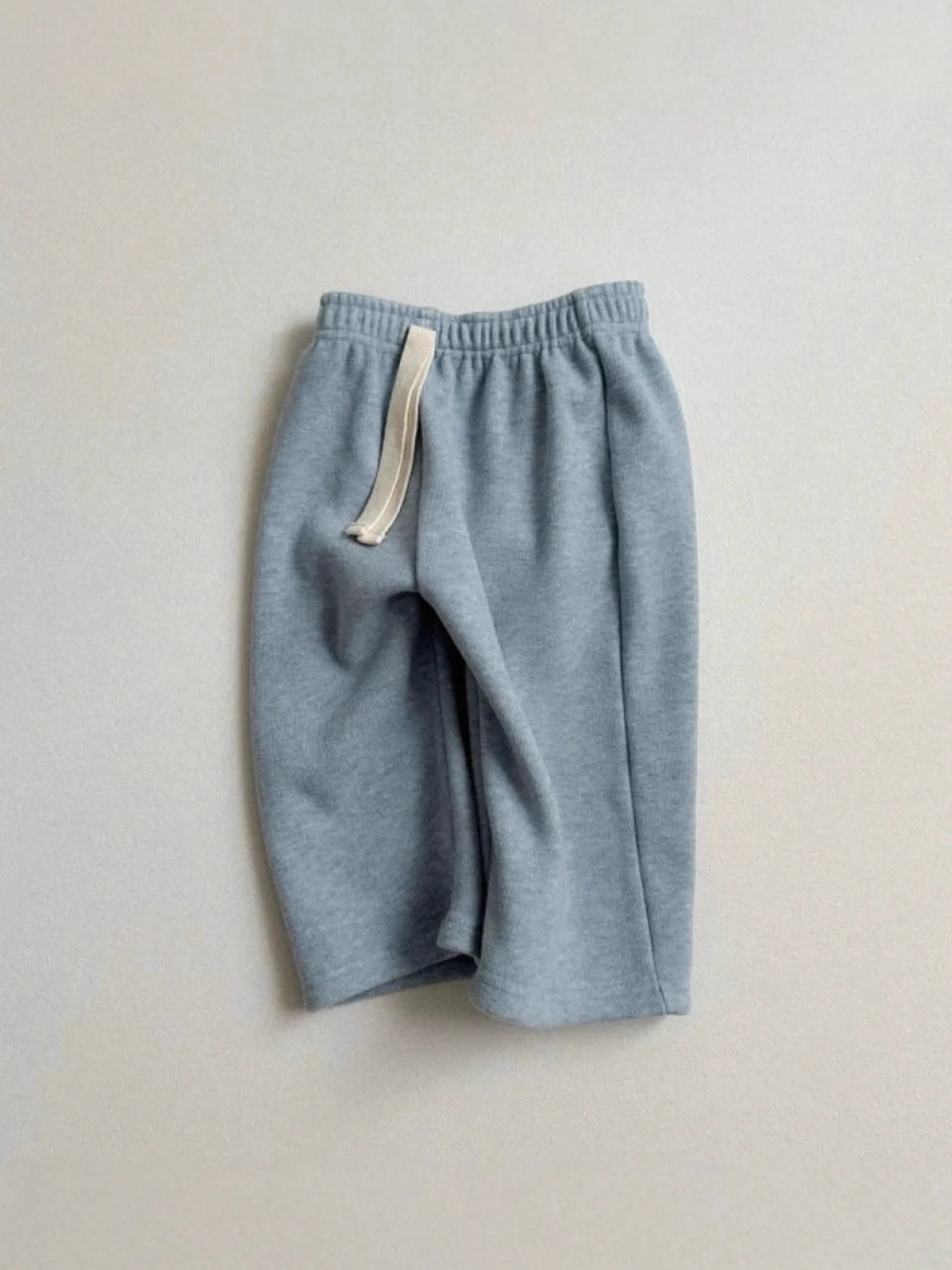 2025 شتاء جديد الطفل الصوف السراويل الصلبة الفتيان سراويل تقليدية زائد المخملية سميكة طفل الفتيات بنطال ذو قصة أرجل واسعة الاطفال الملابس الدافئة #3