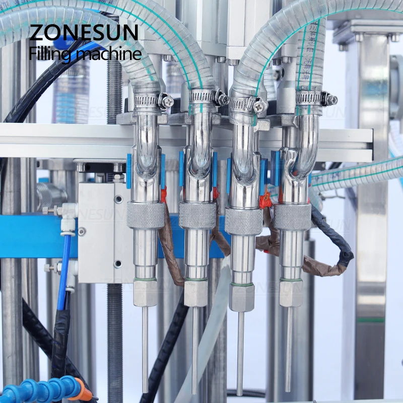 ZONESUN Automatic Shea Butter Filling Machine Constant Temperature Paste Bottle Essential Oil Packaging Production ZS-YTCT4P