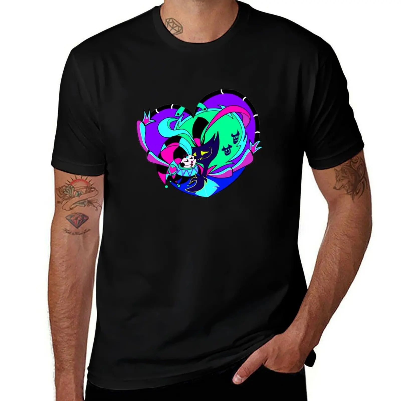 

Fizzarolli and Asmodeus - Helluva Boss T-Shirt Funny t-shirts T-shirts man funny shirt cotton t shirts for men pack